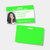 Limon machen Sie es selbst maßgeschneidert, zu Hau Ausweis (Vorder- & Rückseite)