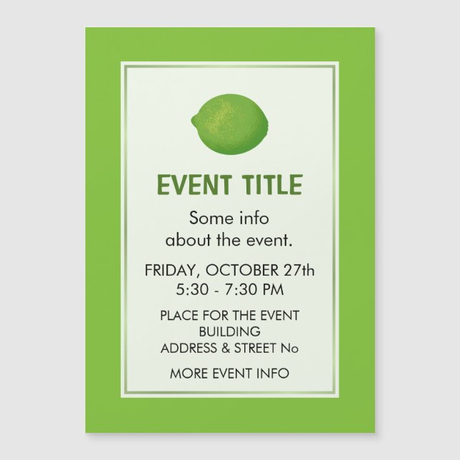 Limon Magnetkarte (Vorderseite)