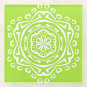 Limon Mandala Glasuntersetzer (Vorderseite)