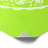 Limon Mandala Poster (Ecke)