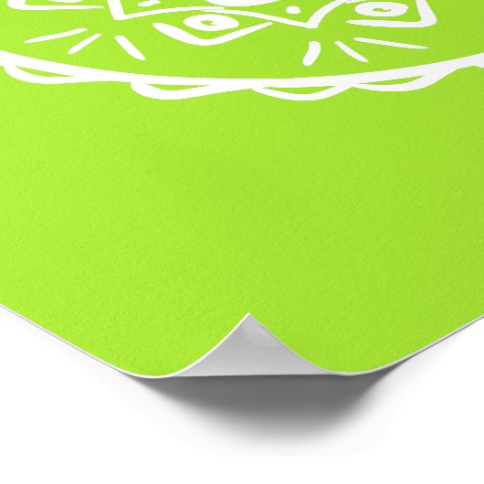 Limon Mandala Poster (Ecke)