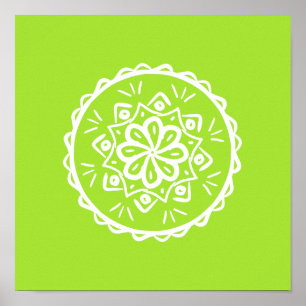 Limon Mandala Poster