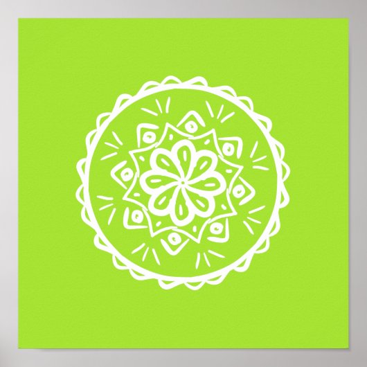 Limon Mandala Poster (Vorne)
