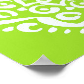 Limon Mandala Poster (Ecke)