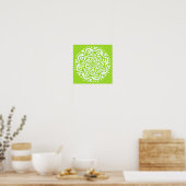Limon Mandala Poster (Küche)