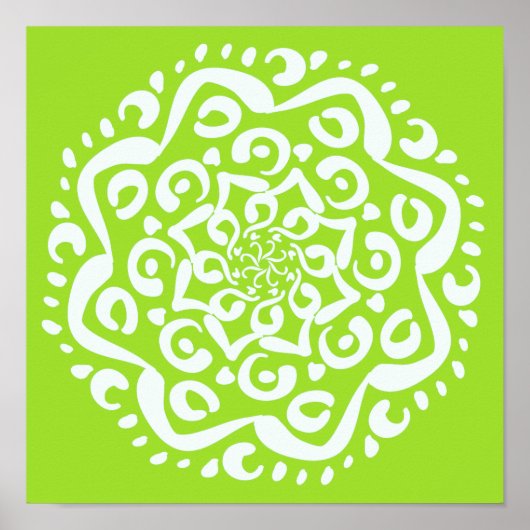 Limon Mandala Poster (Vorne)