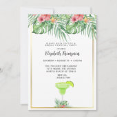 Limon Margarita Bridal Cocktail Dusche Einladung (Vorderseite)