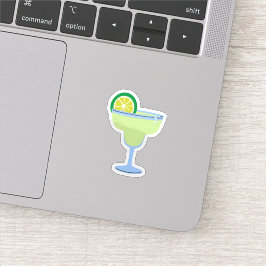 Limon Margarita Glass Aufkleber