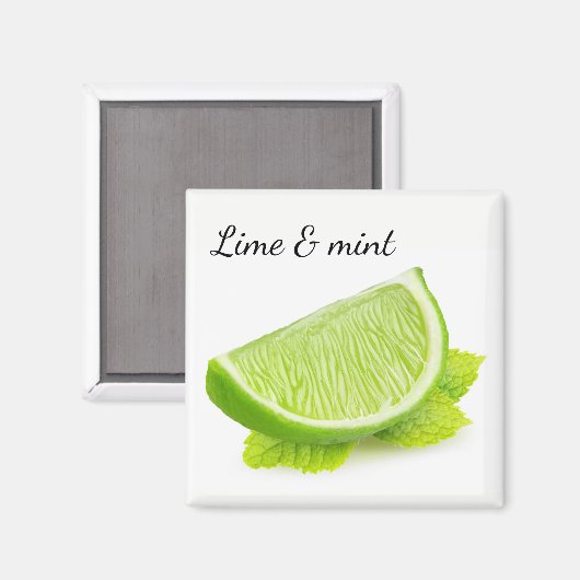 Limon & minze magnet (Vorderseite/Rückseite)
