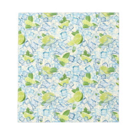 Limon, Minze und Eiswürfel Notizblock