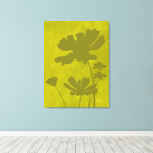 Limon Moderne Wohngestaltung der Blumenwelt Leinwanddruck