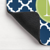 Limon-Navy-Geometrisches Muster für benutzerdefini Mousepad (Ecke)
