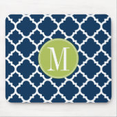 Limon-Navy-Geometrisches Muster für benutzerdefini Mousepad (Vorne)