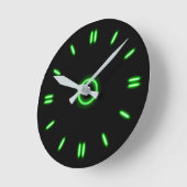 Limon Neon Runde Wanduhr (Winkel)