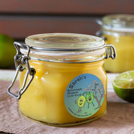 Limon Pals Funny Cartoon behält Curse und mehr Runder Aufkleber