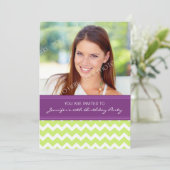 Limon Plum Foto 20. Geburtstagsparty Einladungen (Stehend Vorderseite)