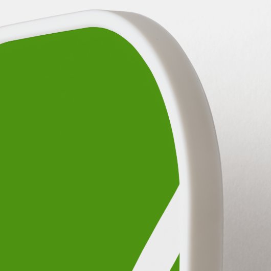 Limon rosa, leuchtend weiß gestrichene Streifen Pickleball Schläger (Linke Seite)