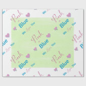 Limon rosa oder blau geschenkpapier (Flach)