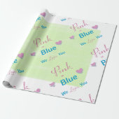 Limon rosa oder blau geschenkpapier (Ungerollt)