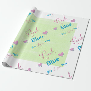 Limon rosa oder blau geschenkpapier