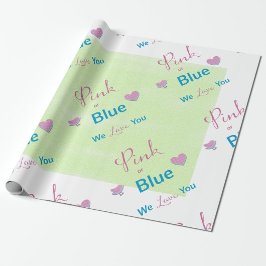 Limon rosa oder blau geschenkpapier (Ungerollt)