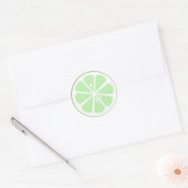 Limon Runder Aufkleber (Umschlag)