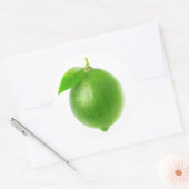 Limon Runder Aufkleber (Umschlag)
