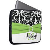 Limon Schwarz-weiß mit dem IMITAT Ribbon Laptop-Si Laptopschutzhülle (Vorne Rechts)