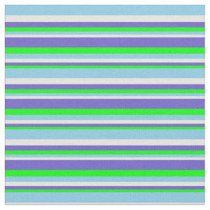 Limon, Slate Blue, Beige und Sky Blue Colored Stoff