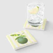 Limon Stone Untersetzer (Seitenansicht)