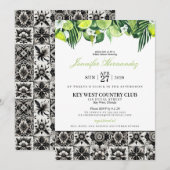 Limon Tile Bridal Dusche Einladung (Vorne/Hinten)