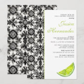 Limon Tile Bridal Dusche Einladung (Vorne/Hinten)