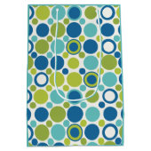 Limon- und Aqua-Bubble MCM-Geschenktasche Mittlere Geschenktüte (Rückseite)