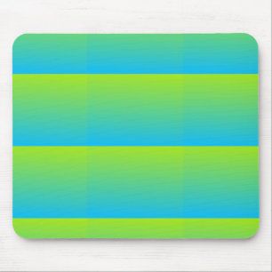 Limon und blau zwei Tone Mousepad