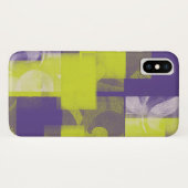 Limon und lila Case-Mate iPhone hülle (Rückseite (Horizontal))