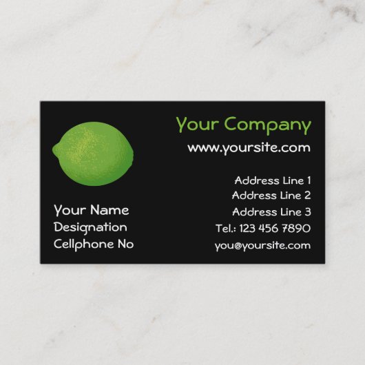 Limon Visitenkarte (Vorderseite)
