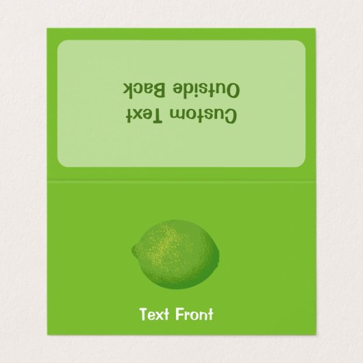 Limon Visitenkarten (Außenseite Aufgefaltet)