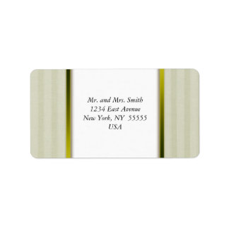 Limon-W-StreifenLinen Adressaufkleber