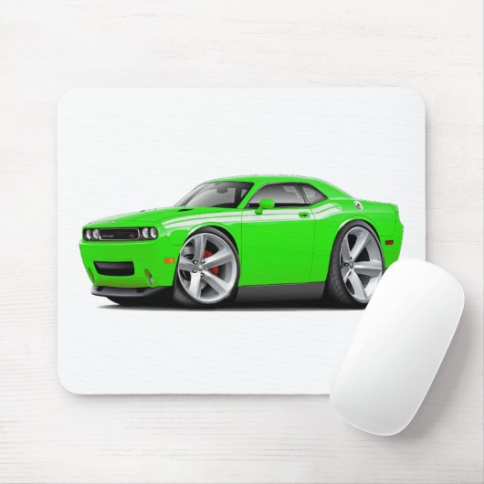 Limon-Weißes Auto 2009-11 Herausforderer Mousepad (Mit Mouse)