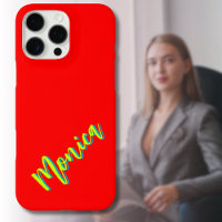 Limon Yellow 3D Azure Name | Funny Bright Red