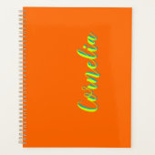 Limon Yellow 3D Spring Green Name | Funny Orange Planer (Vorderseite)