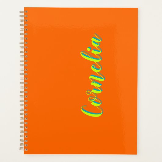 Limon Yellow 3D Spring Green Name | Funny Orange Planer (Vorderseite)