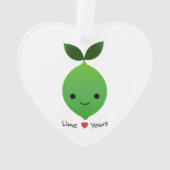 Limon Yours Niedlich Kawaii Limon Ornament (Rückseite)