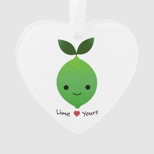 Limon Yours Niedlich Kawaii Limon Ornament (Rückseite)