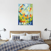 Limonade Brault Vintag PosterEurope Leinwanddruck (Insitu (Schlafzimmer))