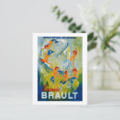 Limonade Brault Vintag PosterEurope Postkarte (Stehend Vorderseite)