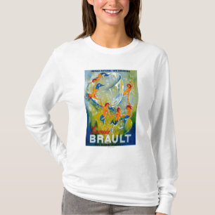Limonade Brault Vintage Plakat Europa T-Shirt