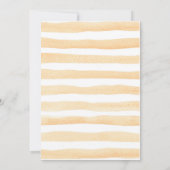 Limonade-Brautpartyeinladung Watercolor Einladung (Rückseite)