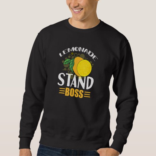 Limonade-CEO-Sicherheitsstand Limonensaft Sweatshirt (Vorderseite)