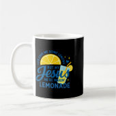 Limonade Christliche Bekleidung Religiöser Jesus Kaffeetasse (Links)